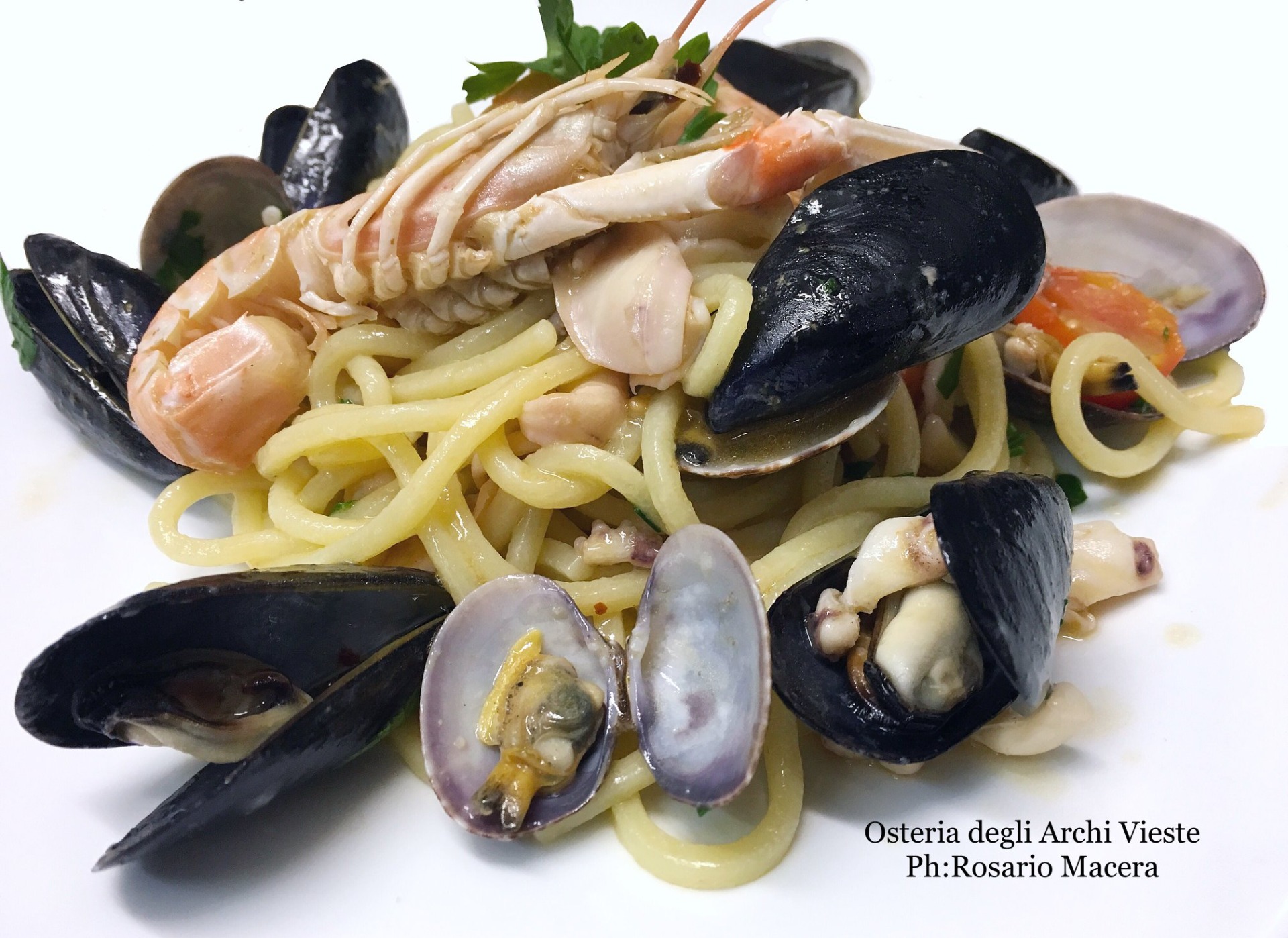 Troccoli allo scoglio gourmet